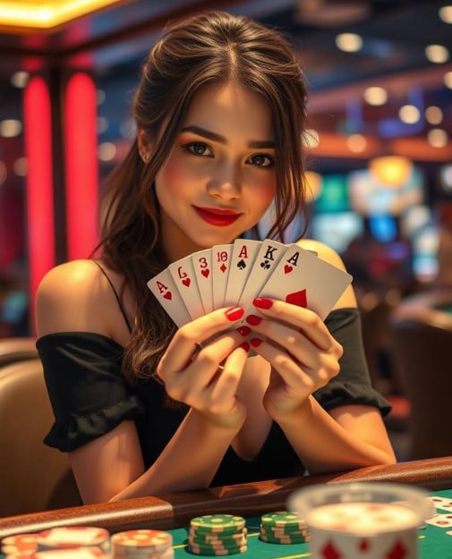 Microgaming games library interface showing slots, live tables, and sportsbook sections